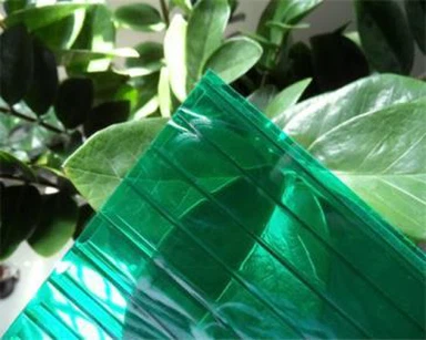 Lembaran Hollow Polikarbonat Hijau